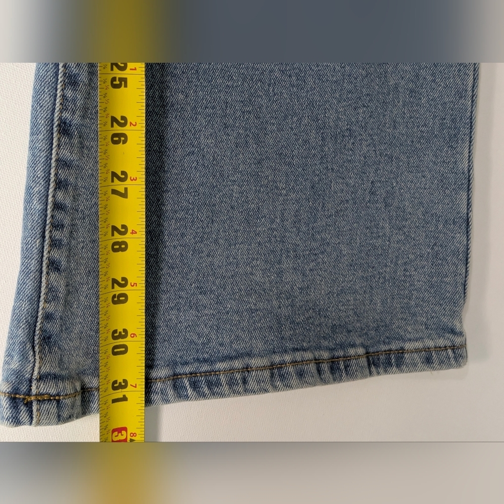 Michael Kors Women's Selma Flare High Rise Blue Jeans Slim Through Hip Sz 14 - Picture 10 of 15